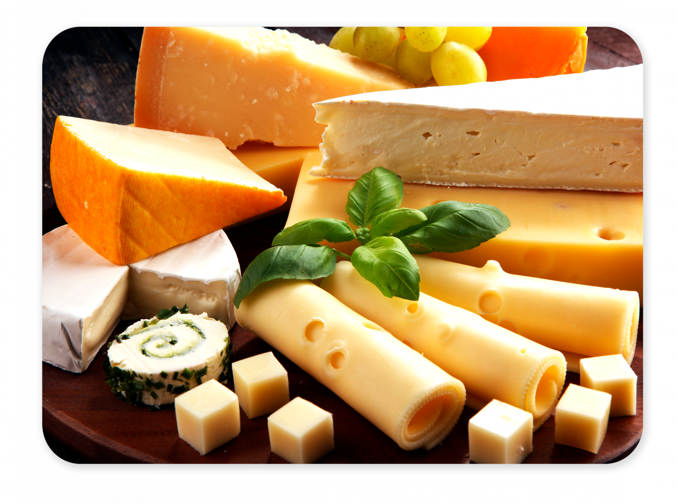 Ingredients for cheeses